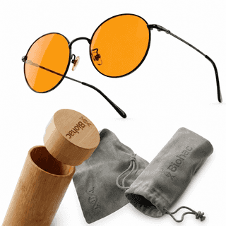 Okulary Eclipse z soczewkami CoralGuard, zestaw z bambusowym etui