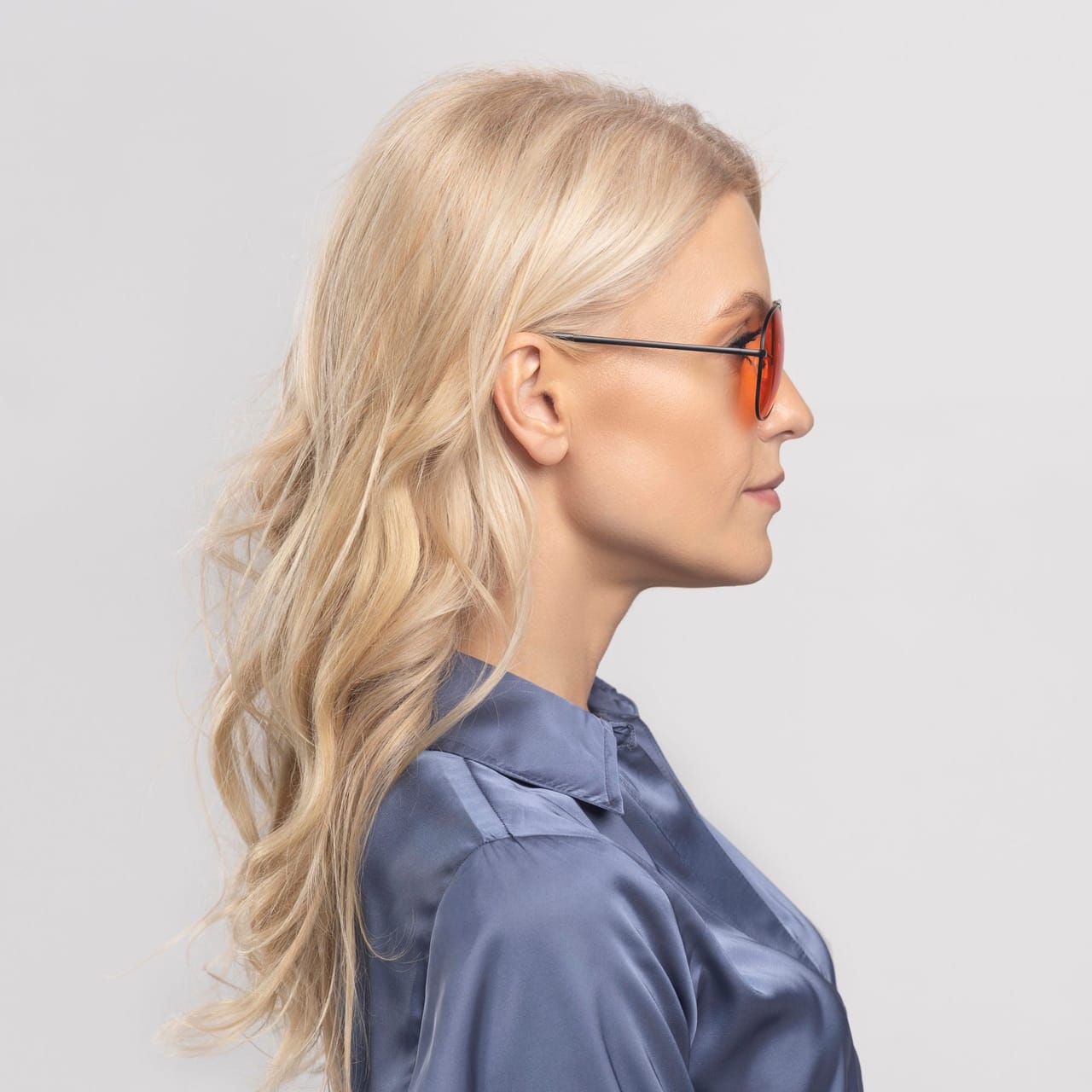 damskie okulary business biohac coralguard z czerwonym filtrem na zdrowy sen