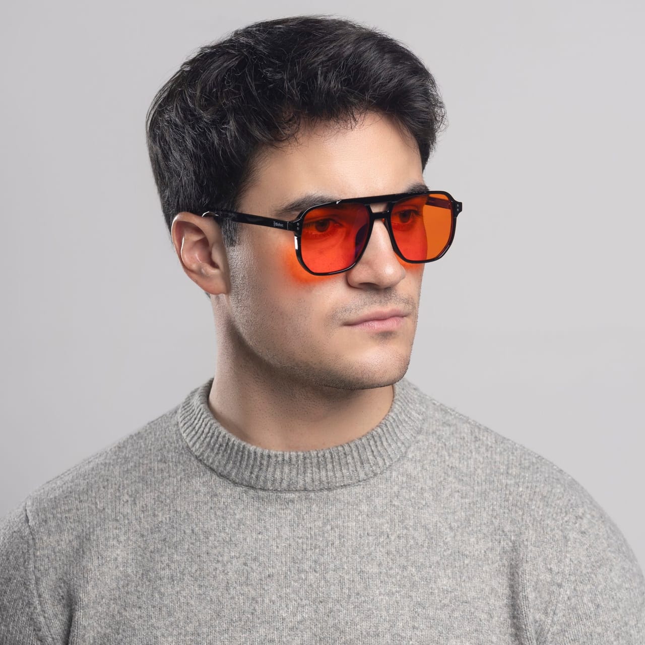 antyniebieskie okulary concrete na noc z czerwonym filtrem coralguard do lepszego snu