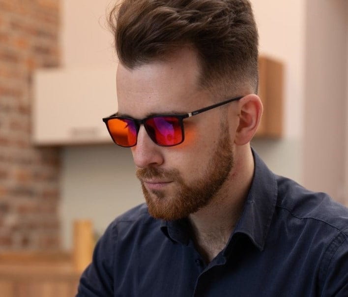 szkła coralguard - pomarańczowe szkła blokujące światło niebieskie