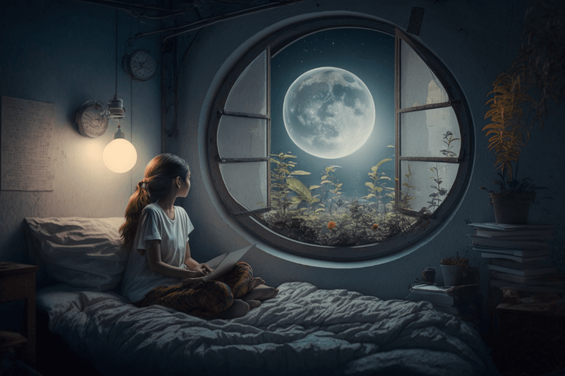 dlaczego nie mogę spać podczas pełni