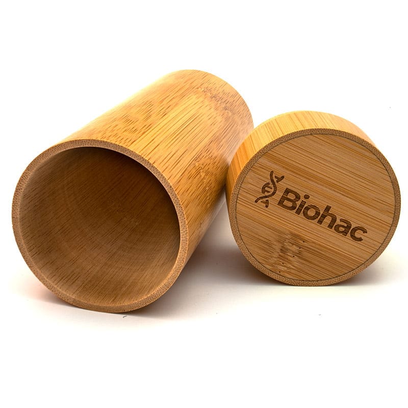 Bambusowe etui na okulary blokujące światło niebieskie Biohac