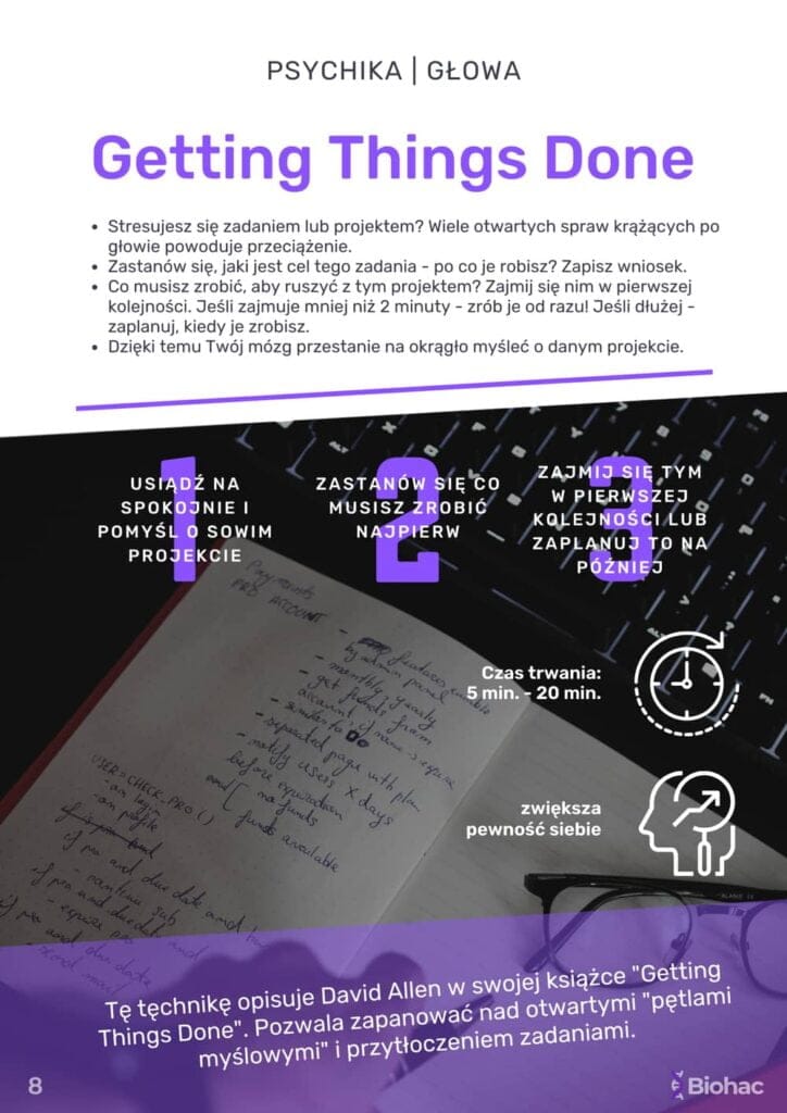 getting things done sposób na stres poradnik pdf