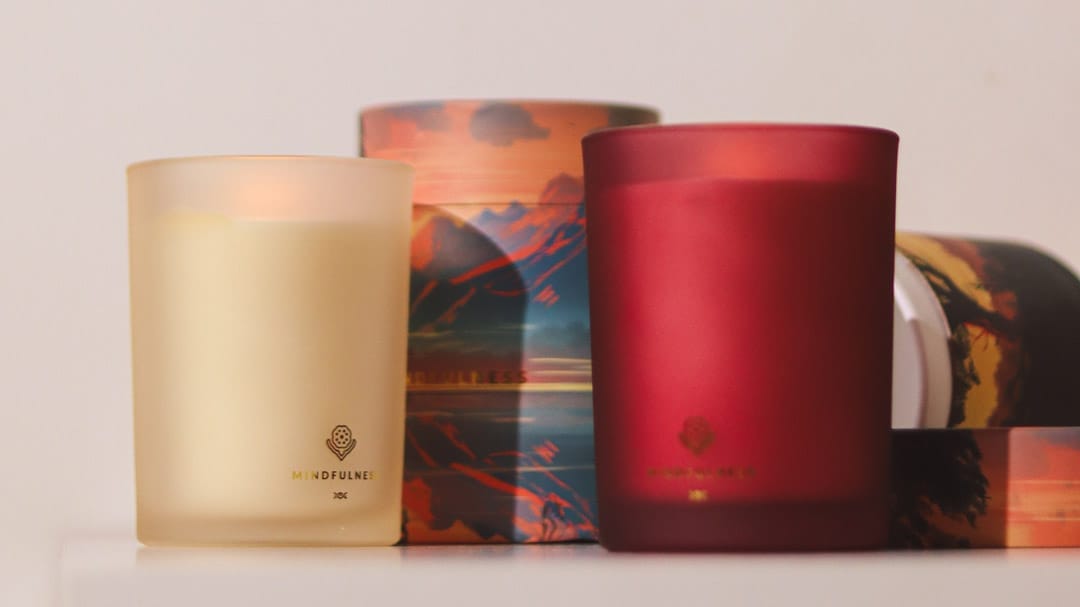 prezentowy zestaw świec sojowych Biohac Mindfulness